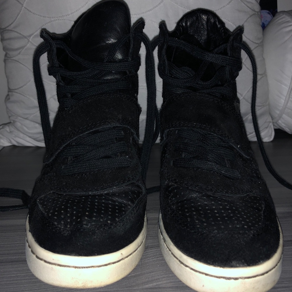 LIMITED BY ASH LEATHER/SUEDE SNEAKER WEDGE HIGHTOP